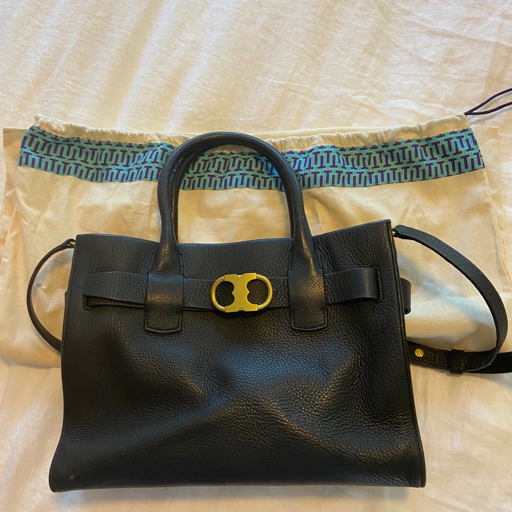 Tory Burch Black Leather Purse